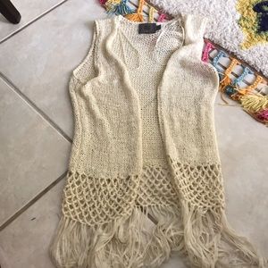 Boho long open piece. From NYC. Crochet🤑